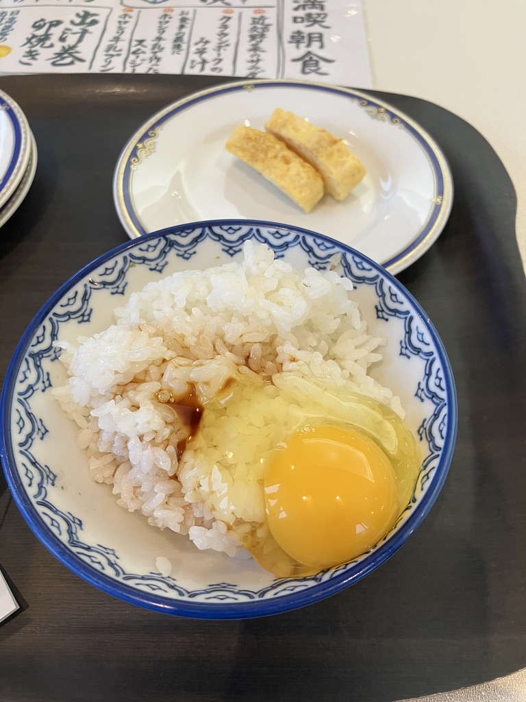 きのとやファームの有精卵を使った卵かけご飯