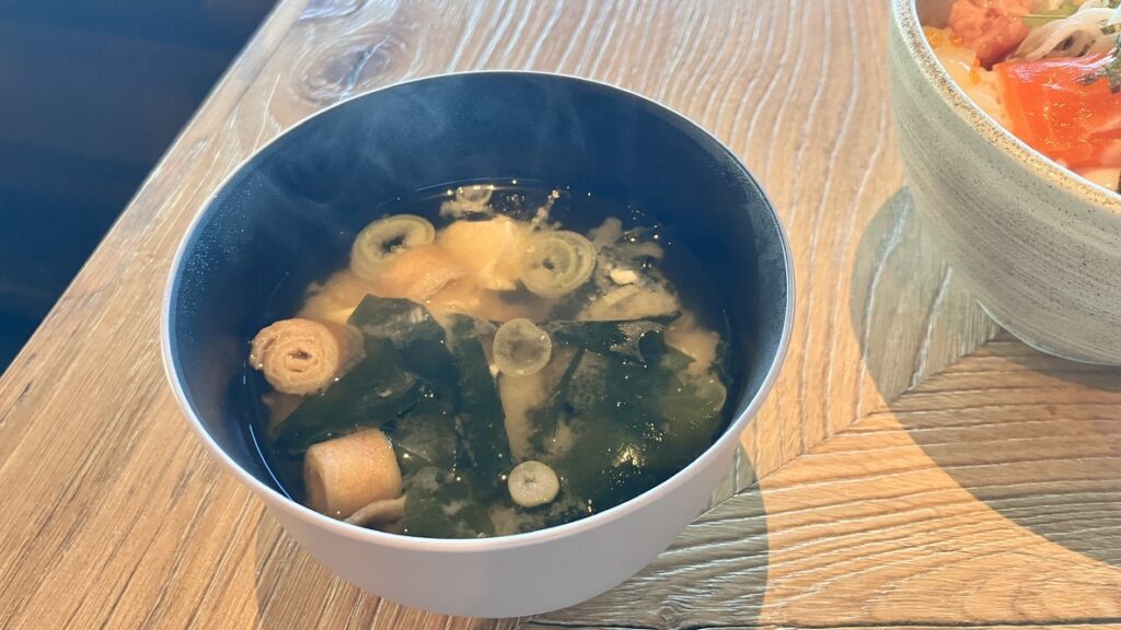 九州ならではの甘めのお味噌汁