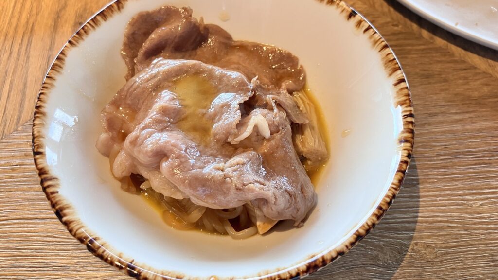 なかやま黒牛のすき焼き